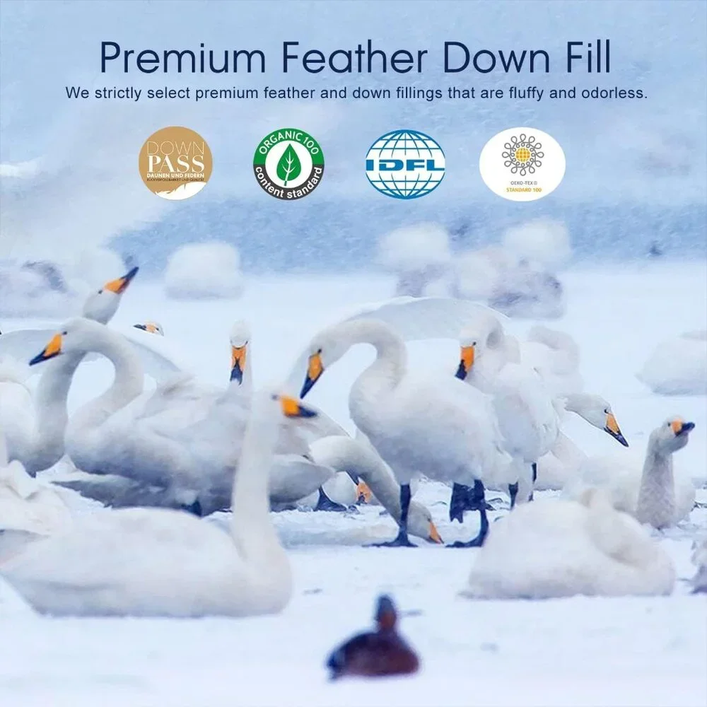 Twin New Original Packaging - Cotton Comforter - Goose Down and Feather Duvet